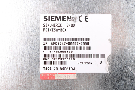 6FC5247-0AA02-1AA0 SIEMENS SINUMERIK 840D REJILLA