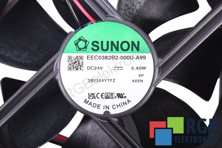 EEC0382B2-000U-A99 SUNON 120X120X38MM, 24V VENTILADOR