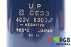 CONDENSADOR CE33 MATSUSHITA 6300UF, 400VDC