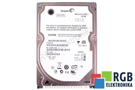 ST980815A SEAGATE MOMENTUS 5400.3 80GB, ATA, 2.5", HDD