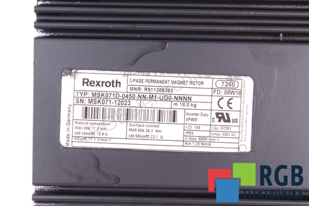 MSK071D-0450-NN-M1-UG0-NNNN BOSCH REXROTH ESTATOR