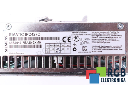 6ES7647-7BA20-2XM0 SIEMENS SIMATIC MICROBOX PC IPC427C