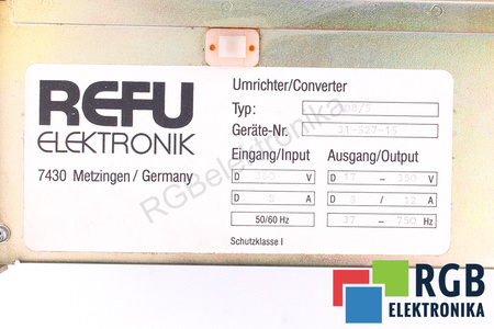 308/5 REFU ELEKTRONIK 31-527-15