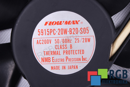 5915PC-20W-B20-S05 NMB TECHNOLOGIES 200VAC 25/28W VENTILADOR