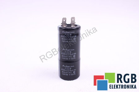 CONDENSADOR 220UF 400V RUBYCON CE62W