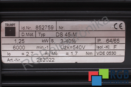 DS45-M TRUMPF ID.NR.852759