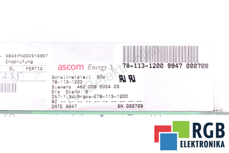 78-113-1200 ASCOM 4620085004.03
