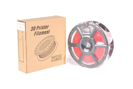 1,75MM HS PLA FILAMENT 0.5KG RED FLASHFORGE TAMAÑO EXTERIOR DEL CARRETE 180MM, TAMAÑO INTERIOR DEL CARRETE 50MM, ANCHURA DEL CARRETE 45MM