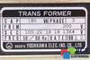 BKO-C1737-02 YOSHIKAWA 200V, 100/21/19/19/13X4V 180VA TRANSFORMADOR