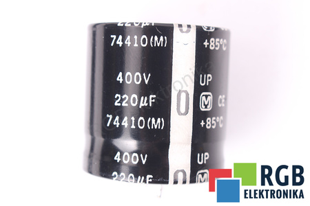 CONDENSADOR 220UF 400VDC MATSUSHITA