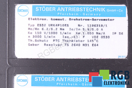 ES52 P702-GNS500ES52-3000 STOBER ESTATOR