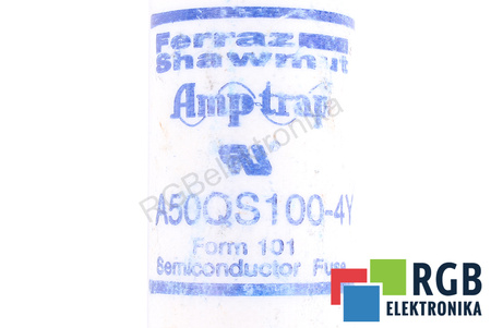 FUSIBLE A50QS100-4Y FERRAZ 500V, 100A