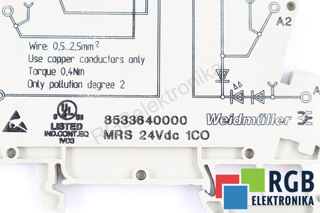 8533640000 WEIDMULLER RELÉ