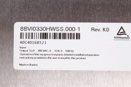 8BVI0330HWSS.000-1 B&R AUTOMATION