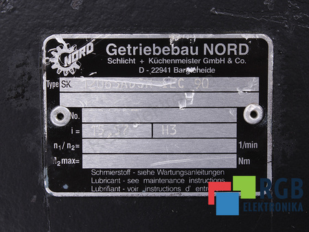SK.12063ADSH IEC90 NORD I=15.57 ENGRANAJE