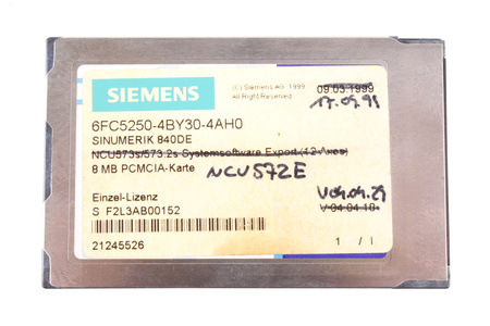 6FC5250-4BY30-4AH0 SIEMENS SINUMERIK 840DE 8MB