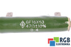 RESISTENCIA GF16X63 RWI 47R 47OHM