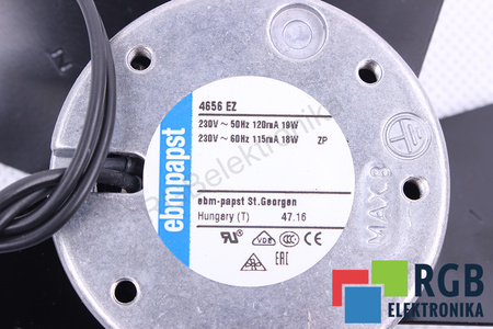 4656EZ EBM PAPST 119X119X38, 230V VENTILADOR