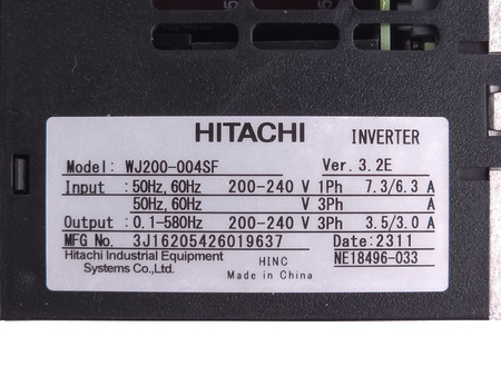 WJ200-004SF HITACHI
