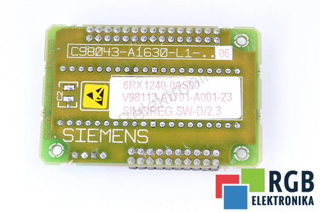 6RX1240-0AS00 SIEMENS C98043-A1630-L1 SIMOREG