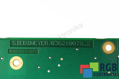 036210079_2 SIEB & MEYER AVERIADO - PARA PIEZAS