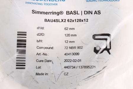 62X120X12 FREUDENBERG BAU4SLX2 72NBR902