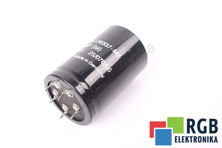 CONDENSADOR B43306-U6337-M2 S+M 25/070/56 330UF, 500VDC