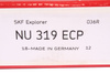 NU319ECP SKF 4300RPM, 3600RPM, 95MM, 200MM, 45MM, 390KN, 390KN RODAMIENTO DE RODILLOS