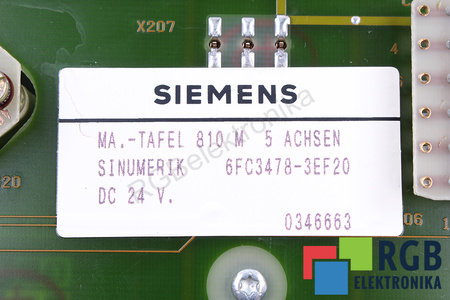 6FC3478-3EF20 SIEMENS SINUMERIK 810