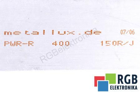 RESISTENCIA PWR-R400150R/J METALLUX 150OHM