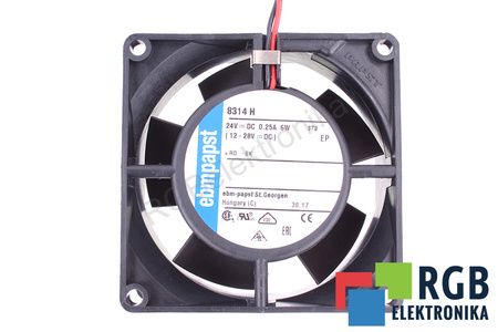 8314H EBM PAPST 80X80X32MM, 24V VENTILADOR