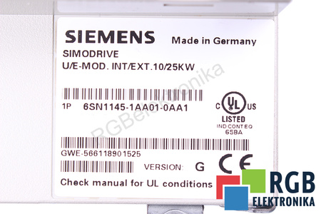 6SN1145-1AA01-0AA1 SIEMENS SIMODRIVE CAJA