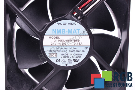 A90L-0001-0530#70 FANUC 3110KL-05W-B69 80X80X25MM, 24V VENTILADOR