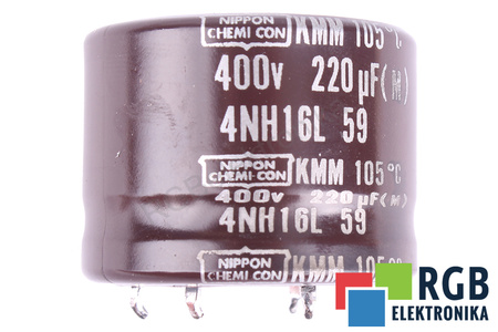 CONDENSADOR 4NH16L NIPPON 220UF, 400V