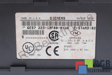 6ES7223-1BF00-0XA0 SIEMENS SIMATIC S7 EM223