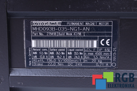 MHD093B-035-NG1-AN INDRAMAT R911279418