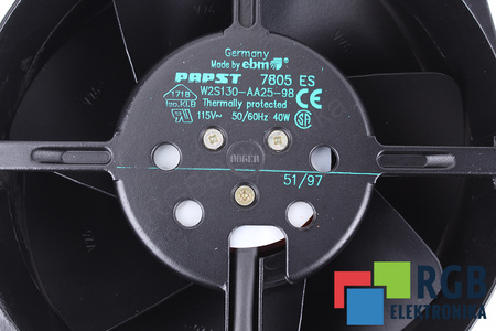 7805-ES EBM PAPST W2S130-AA25-98 115V VENTILADOR