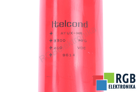 CONDENSADOR 3300UF 400VDC ITELCOND