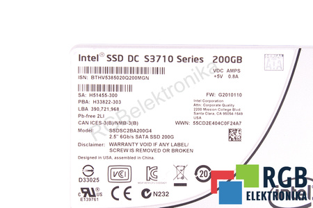 SSDSC2BA200G4 INTEL