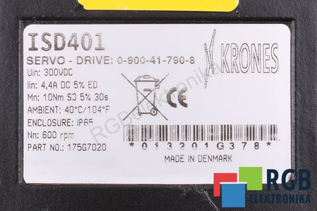 ISD401 KRONES REPARTO DELANTERO
