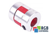 YH10-25-8-12-30 D=25MM D1/D=8/12MM L=30MM ALUMINIUM ACOPLAMIENTO DE MORDAZA FLEXIBLE