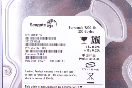 ST3250310AS SEAGATE BARRACUDA 3.5" 250GB SATA
