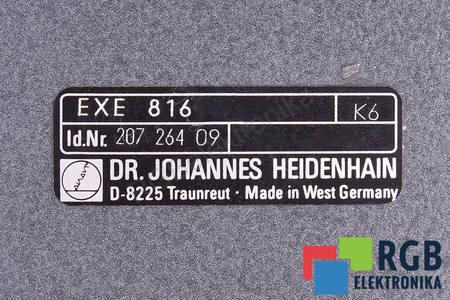 EXE816 HEIDENHAIN ID. NR. 207264-09