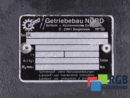 SK.12063 NORD IEC90 I=8.47 ENGRANAJE