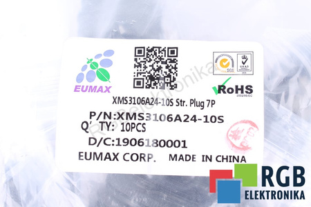 XMS3106A24-10S EUMAX PARA AI FANUC SIZE 24, 7PIN ENCHUFE RECTO SIN PRENSAESTOPA