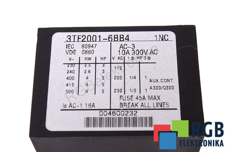 3TF2001-6BB4 SIEMENS SUSTITUTO