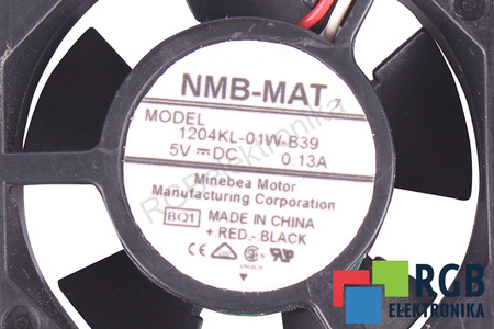 1204KL-01W-B39 MINEBEA 5V 30X30X10MM VENTILADOR