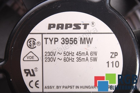 3956MW PAPST 90X90MM VENTILADOR