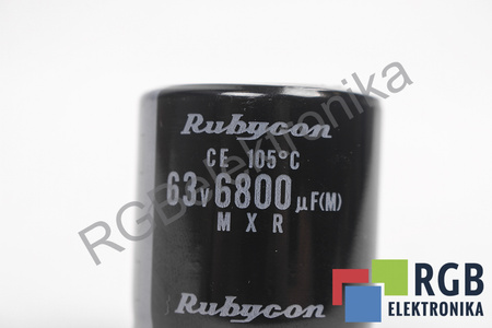 CONDENSADOR MXR RUBYCON 6800UF, 63VDC
