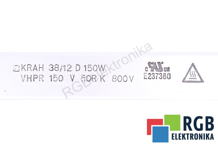 38/12 KRAH 50 OHM 800V 150W RESISTENCIA DE FRENADO